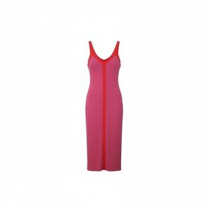 Pink and Red Women's Sleepwear Dress